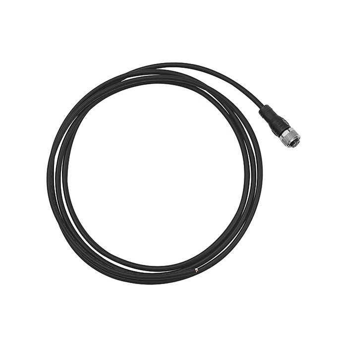 RIEGLER Anschlussstecker Winkelform, 4-polig, mit PUR-Kabel 5 m