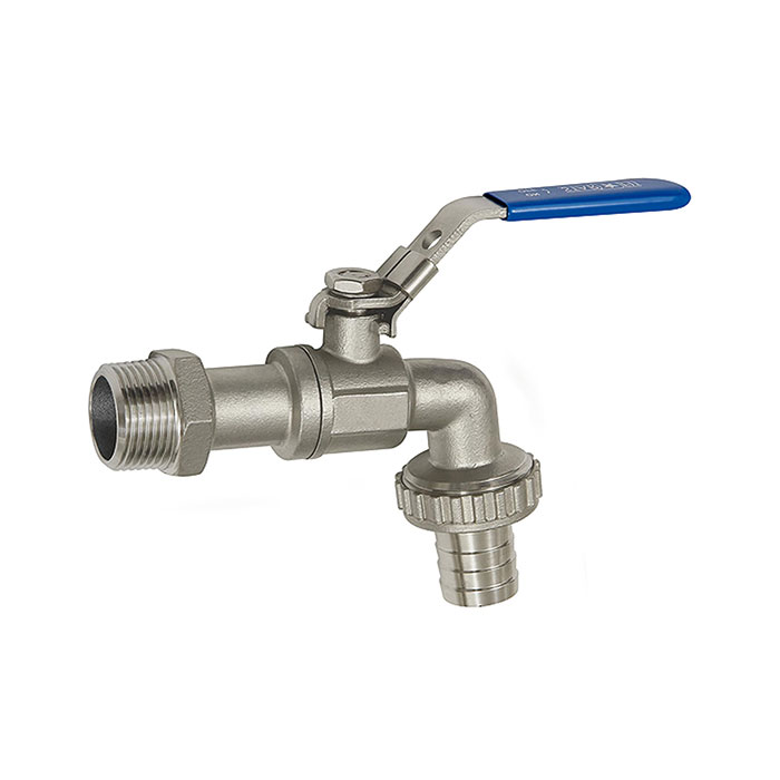 [103421] RIEGLER Ball drain valve, Stainless steel 1.4408, G 3/4 ET, DN 20