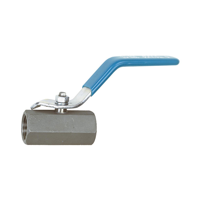 RIEGLER Stainless steel ball valve 1.4408, 1-piece, Small series, G 1/4