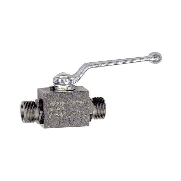[103499] RIEGLER Ball valve, High pressure design, Lightweight series, M14x1.5