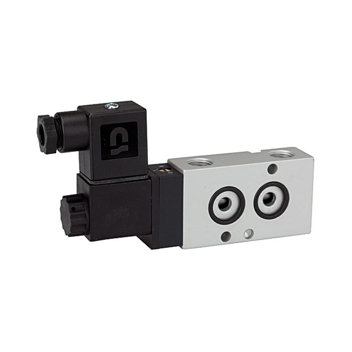 [103657] RIEGLER 3/2-Wegeventil, NAMUR, mono, NC, Alu eloxiert, G 1/4, 230 V, 50Hz