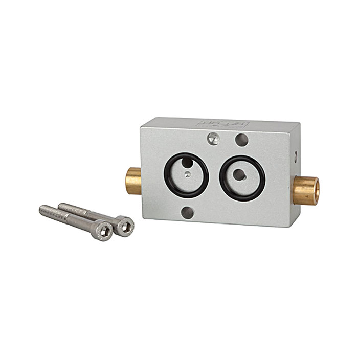 RIEGLER Throttle plate for NAMUR valves, 3-way, Screwdriver