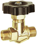 RIEGLER Absperrventil, Messing, AG, G 3/8, DN 8