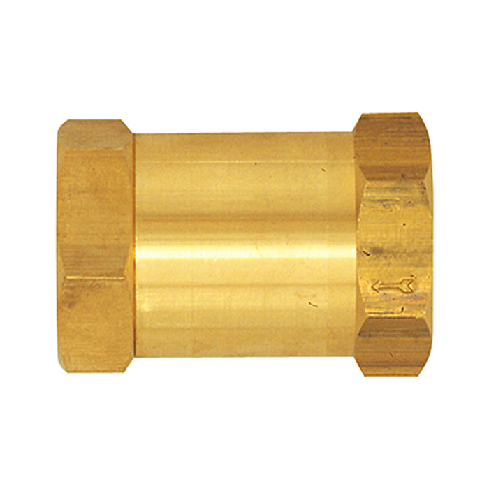 RIEGLER Rückschlagventil, Durchgangsform, MS, G 1 IG, 0,1 bar