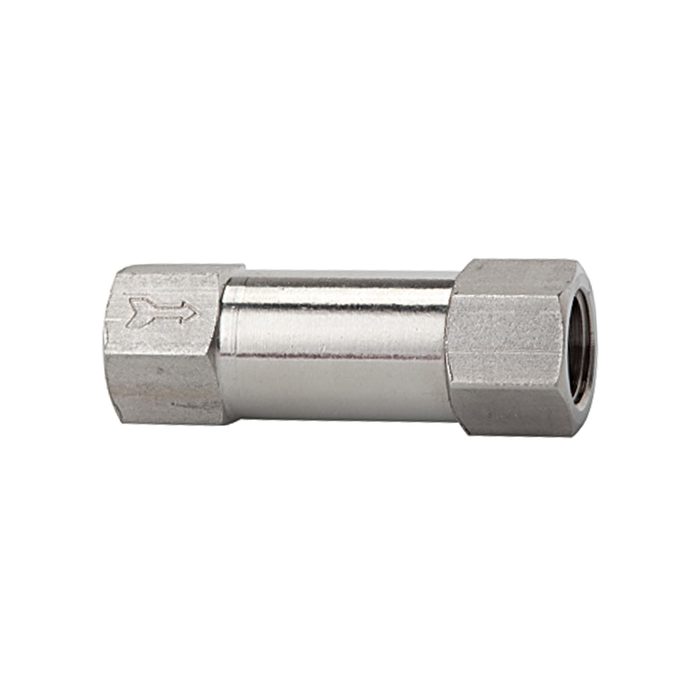 [103848] RIEGLER Check valve, Straight-way variant, Stainless steel 1.4404, G 1/4