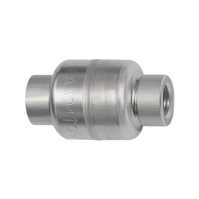 [103849] RIEGLER Check valve, Lightweight construction, Stainless steel, G 1/4