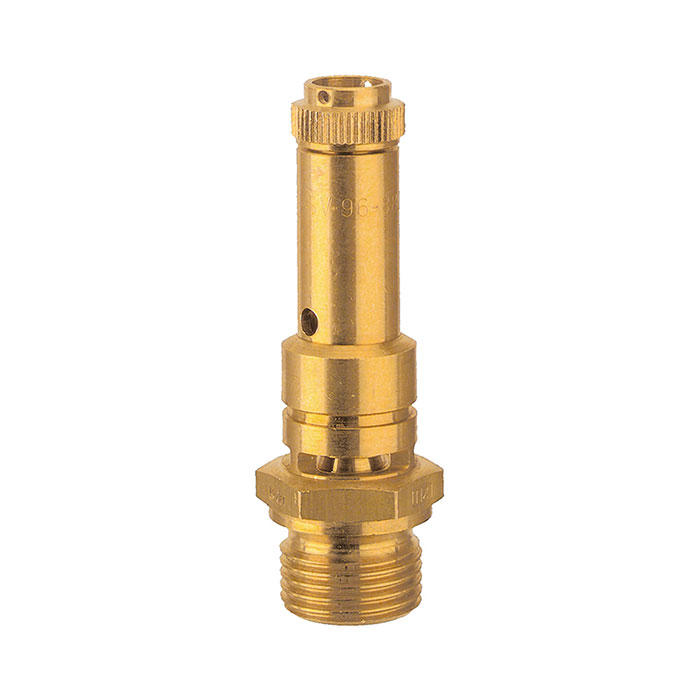 RIEGLER Full stroke safety valve DN 8, G 1/2, Trigger pressure 11 bar