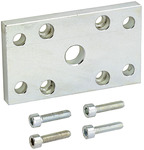 RIEGLER Front or floor flange, ISO 15552, ISO 21287, Piston Ø 32