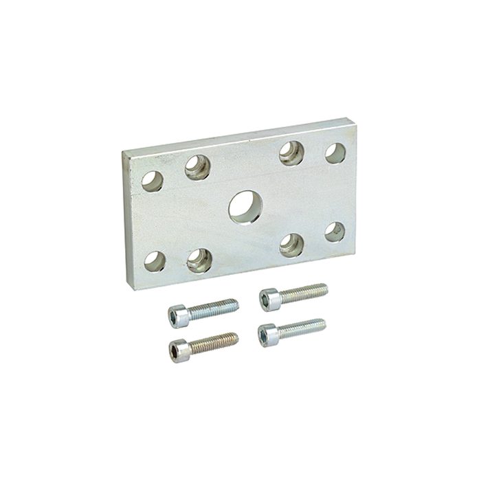 [106159] RIEGLER Front- oder Bodenflansch, ISO 15552, ISO 21287, Kolben-Ø 32