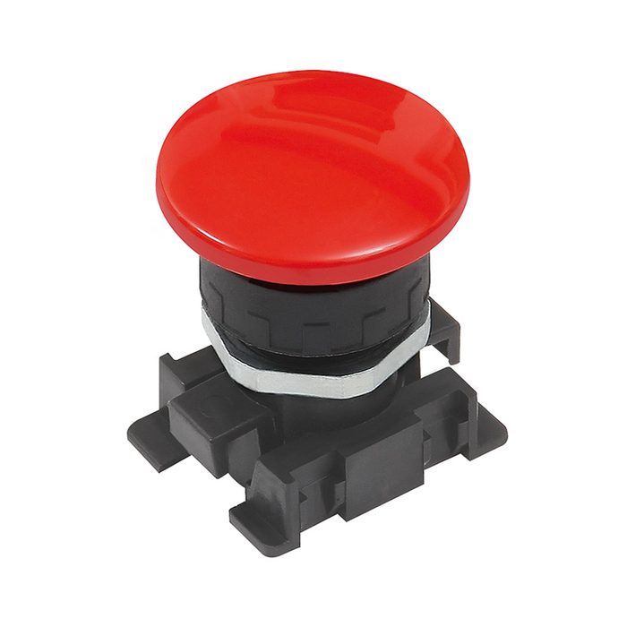 [106456] RIEGLER Red palm button, monostable