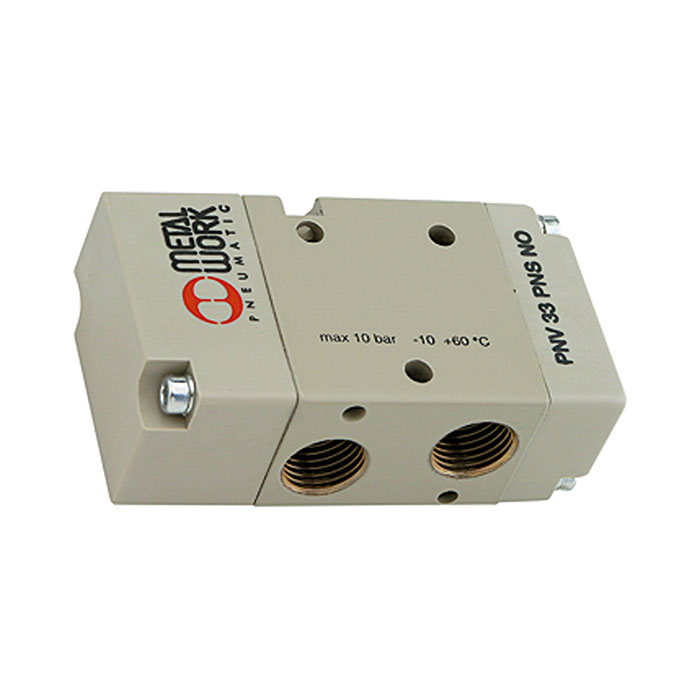 RIEGLER 3/2-way valve, Pneumatic, monostable, Connection G 1/8, NC