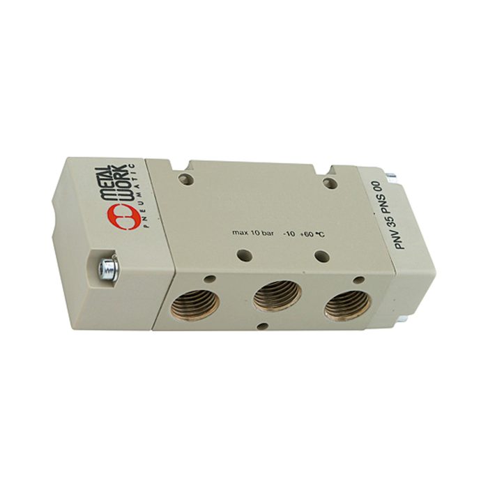 [106503] RIEGLER 5/2-way valve, Pneumatic, monostable, Connection G 1/2