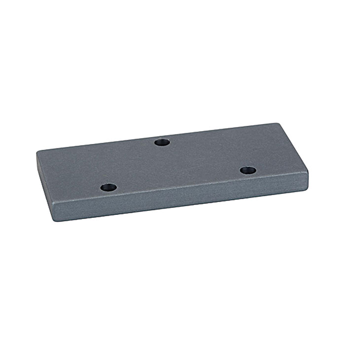 RIEGLER Abdeckplatte für Grundplatte G 1/4 für Anschlussfläche G 1/8
