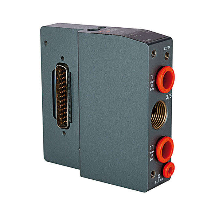 [106673] RIEGLER Eingangsplatte für Ventilinsel HDM, ext. Steuerluft, Profibus DP