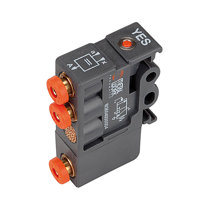 RIEGLER Pneumatik Logikelement, YES, Technopolymer, DN 2,7