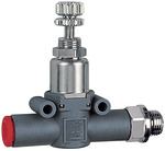 RIEGLER Pressure regulator »lineonline«, G 1/4 (outlet), hose Ø 8 (inlet)