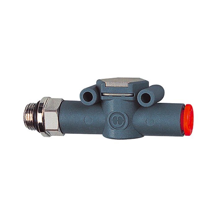 [106810] RIEGLER Check valve, Thread (inlet) - hose (outlet), G 1/4, hose 8