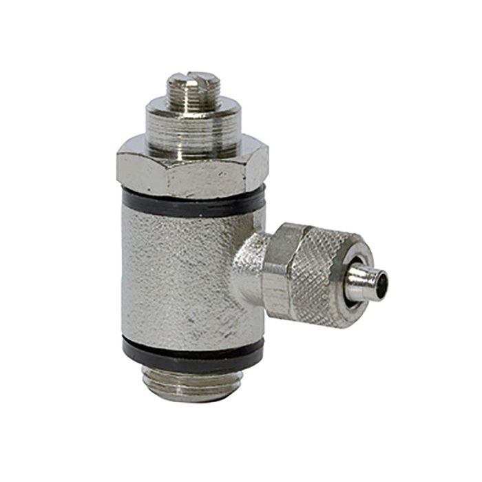 [106882] RIEGLER Throttle check valve,Supply air throttle,quick conn.Hose 5/3,G1/8