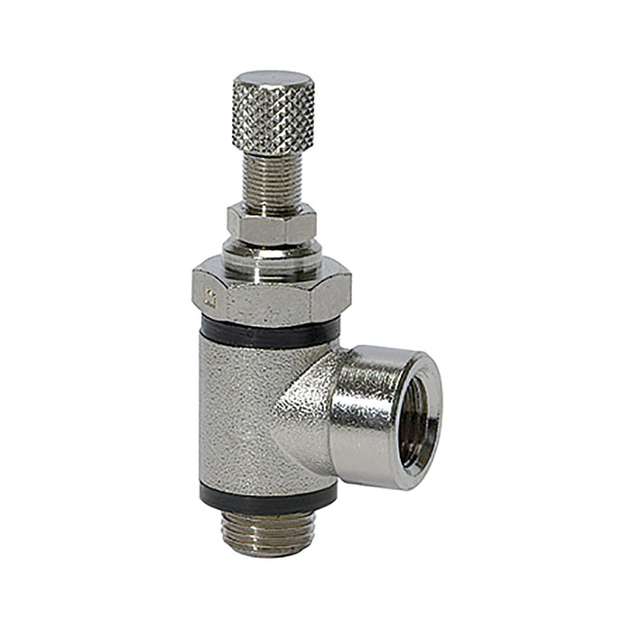 RIEGLER Throttle valve, both directions throttling (B) G 1/4 IT, G 1/4