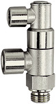RIEGLER Stopper valve pneumatically actuated, G 3/8, G 3/8 i., G 1/8 i.