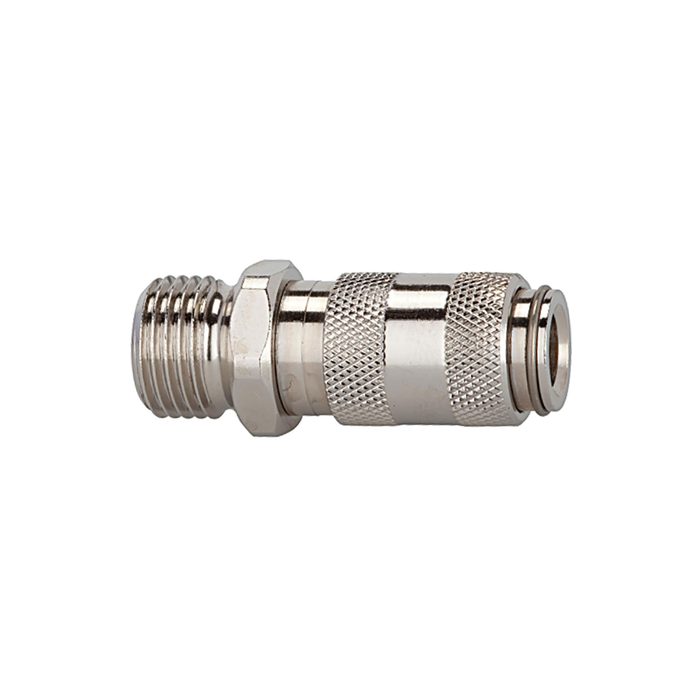 [107087] RIEGLER Quick-connect coupling I.D. 2.7, nickel-plated brass, M5 ET