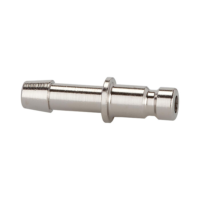 [107098] RIEGLER Plug-in connector for I.D. 2.7 nickel-plated brass, Sleeve I.D. 4