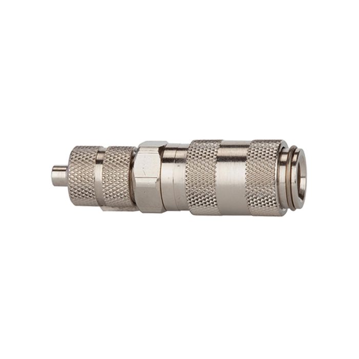 [107115] RIEGLER Quick-connect coupling I.D. 2.7, Stainless steel 1.4404, Hose 6x4
