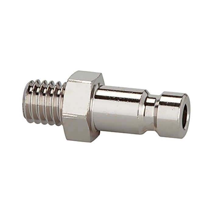 [107122] RIEGLER Nipple for couplings I.D. 2.7, St. steel 1.4404, G 1/8 ET, AF 11