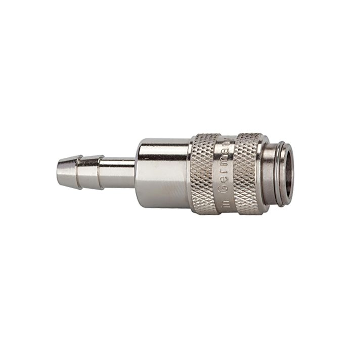 [107168] RIEGLER Quick-connect coupling I.D. 5, nickel-plated brass, Sleeve I.D. 9