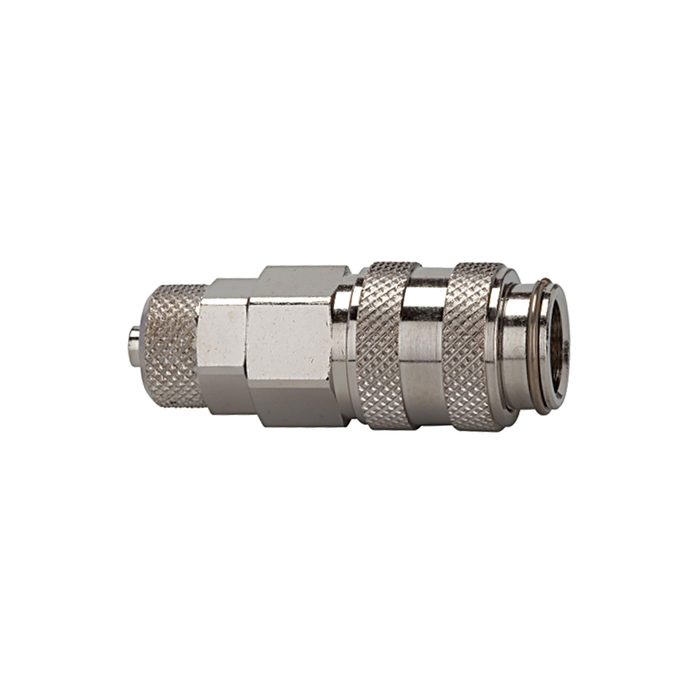 [107170] RIEGLER Quick-connect coupling I.D. 5, nickel-plated brass, Hose 8x6