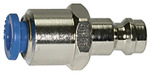RIEGLER Plug-in nipple push-in 6 mm, for I.D. 5, nickel-plated brass