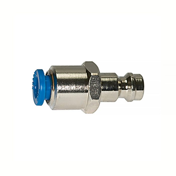 [107190] RIEGLER Einstecknippel push-in 6 mm, für Kupplungen NW 5, Messing vern.