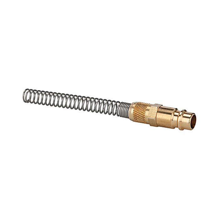 RIEGLER Nipple, I.D. 7.2-7.8 for hose 12x9, Coupling nut, Kink protection