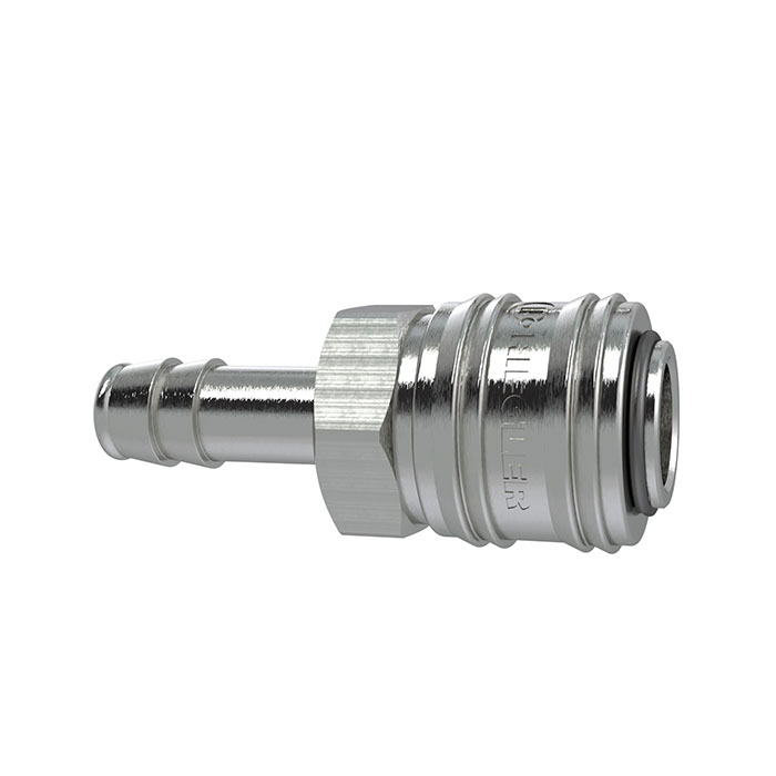 RIEGLER Quick-connect coupl. I.D. 7.2, nickel-plated brass, Sleeve I.D. 9