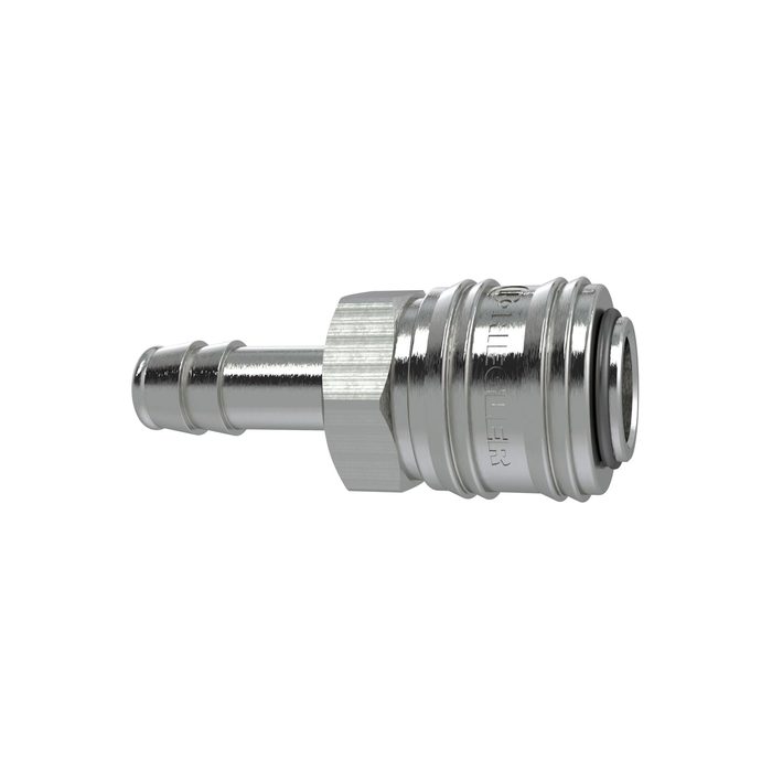[107290] RIEGLER Quick-connect coupl. I.D. 7.2 nickel-plated brass, Sleeve I.D. 13