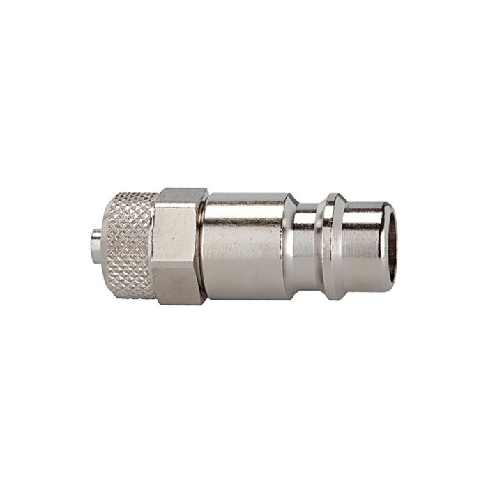 [107313] RIEGLER Nipple for coupl. I.D. 7.2 - 7.8, nickel-pl. brass, for hose 6x4