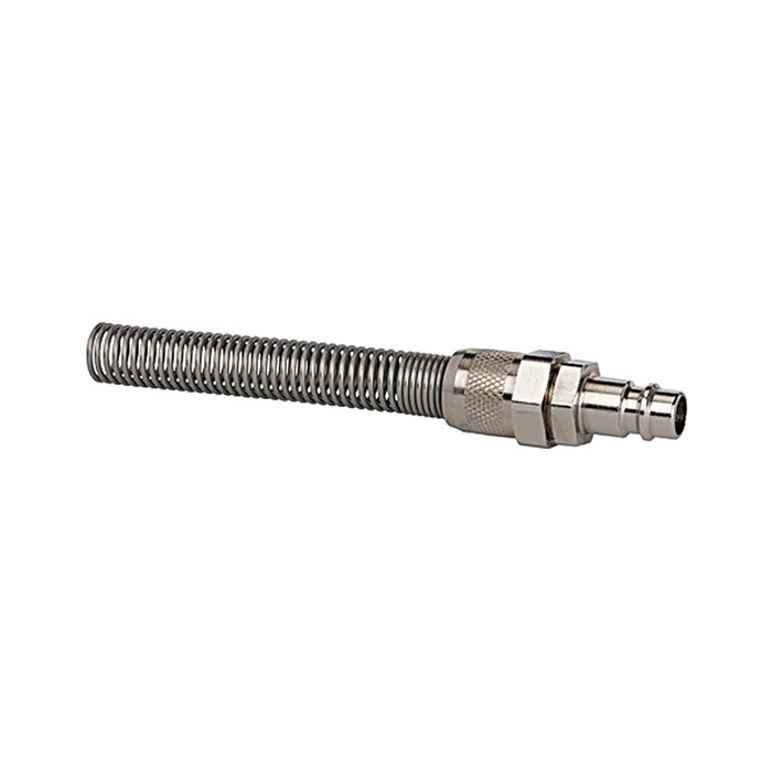 RIEGLER Nippel, NW 7,2 - 7,8, MS vern., 12x9, Überwurfmutter, Knickschutz