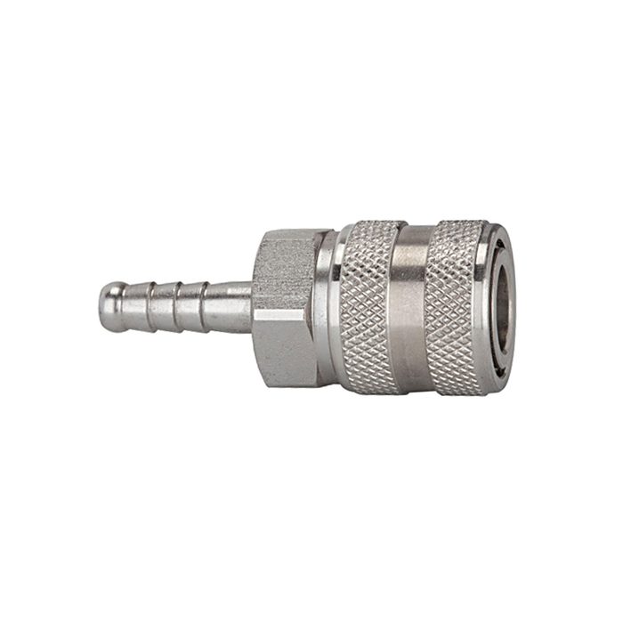 [107340] RIEGLER Quick-connect coupling I.D. 7.2, St. steel 1.4305, Sleeve I.D. 6