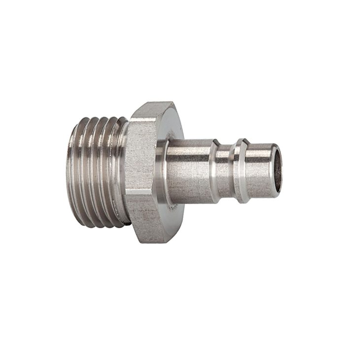 [107350] RIEGLER Nippel für Kuppl. NW 7,2-7,8, Edelstahl 1.4305, G 1/4 AG, max. 35