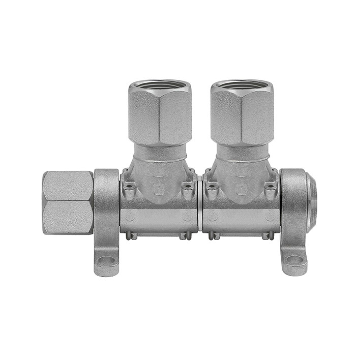 RIEGLER Compressed air distributor »Multi-Link«, without coupling, 2 unit
