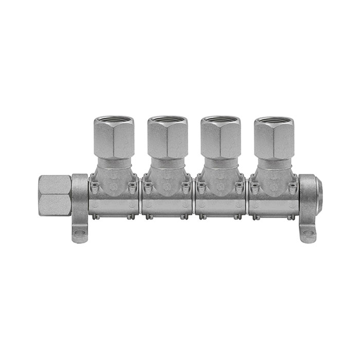 RIEGLER Compressed air distributor »Multi-Link«, without coupling, 4 unit
