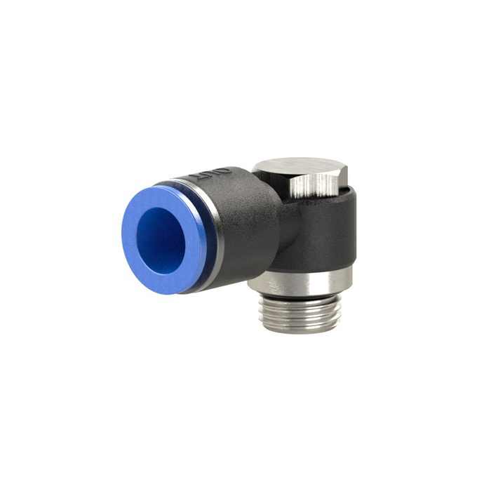 [109405] RIEGLER Push-in L-fitting »Blue Series«, rotating, G 1/8 o.
