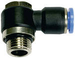 RIEGLER Push-in L-fitting »Blue Series«, rotating, G 1/4 o.