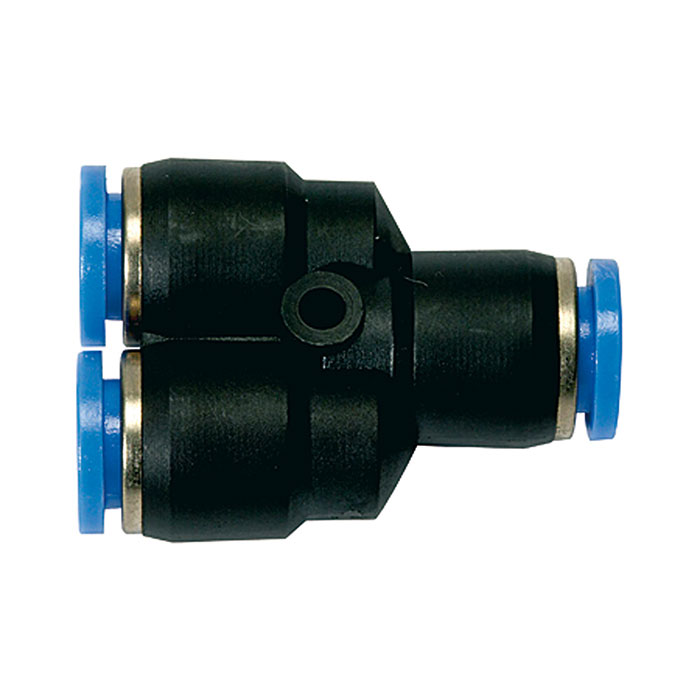 RIEGLER Push-in Y-connector »Blue Series«, for hose exterior Ø 12 mm