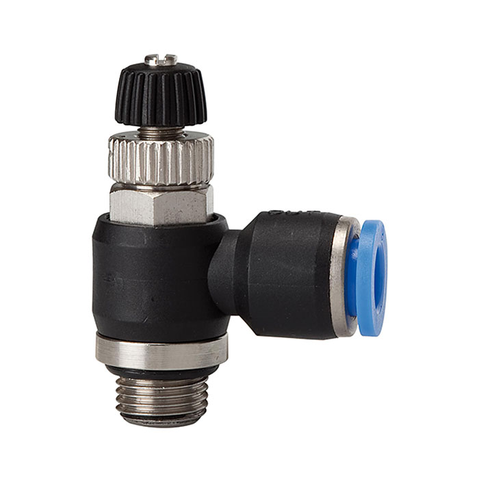 RIEGLER Throttle check valve »Blue Series«, Discharge throttle, G 1/2 o.