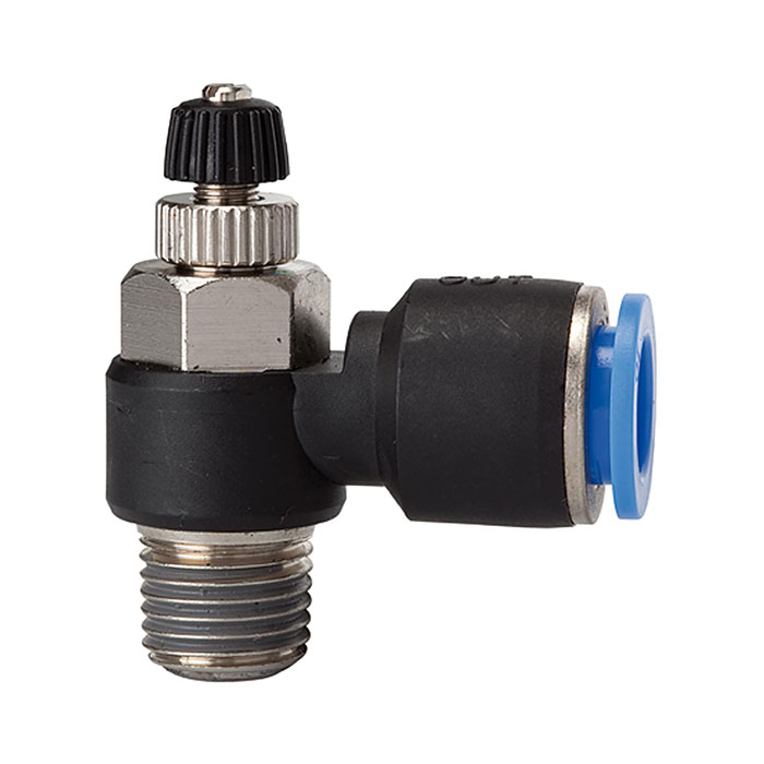 RIEGLER Throttle check valve »Blue Series«, Discharge throttle, R 1/4 o.
