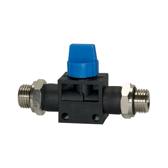 RIEGLER Blocking valve »Blue Series«, G 3/8 o., G 3/8 o.