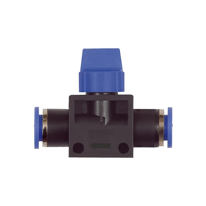 [110156] RIEGLER 3/2-way valve »Blue Series«, Plug connector, hose exterior Ø 6