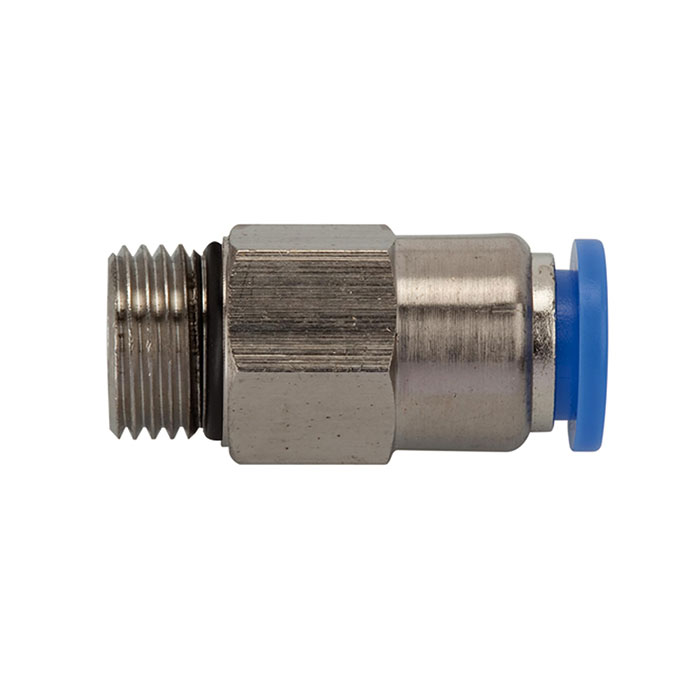 RIEGLER Gerades Rückschlagventil »Blaue Serie« Schl.-Gew., G 3/8 a. Ø12mm