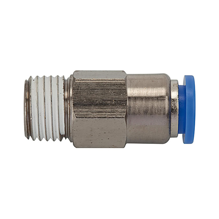 RIEGLER Gerades Rückschlagventil »Blaue Serie« Schl.-Gew., R 3/8 a. Ø10mm